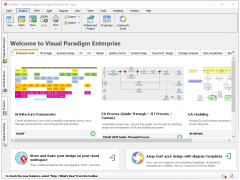 Visual Paradigm Enterprise Edition - main-screen