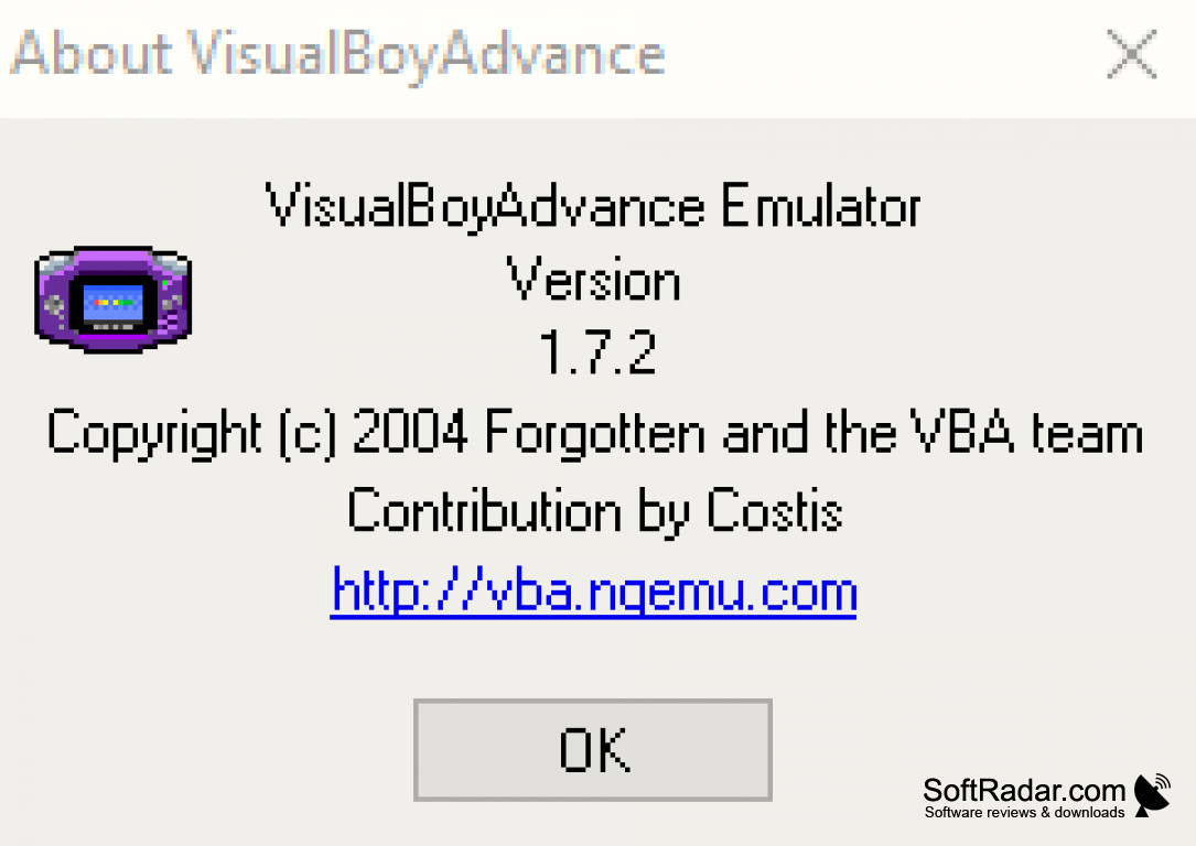 VisualBoyAdvance 1.7 - Download for PC Free