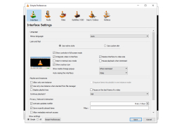 VLC Media Player Portable - preferences