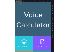 Voice calculator - main-menu