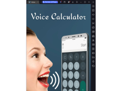 Voice calculator - welcome-screen