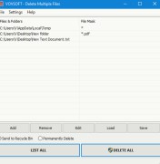 VOVSOFT - Delete Multiple Files - Screenshot 1