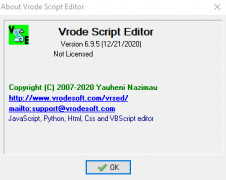 Vrode Script Editor screenshot 2