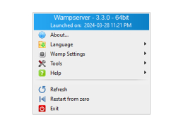 WampServer - main-screen