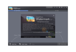 Watermark Software - about-application