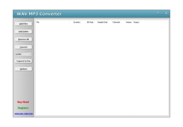 WAV MP3 Converter - main-screen