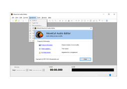 WaveCut Audio Editor - about-application