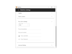 WebDrive - proxy-settings