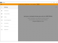 Wickr - settings