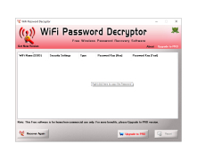 WiFi Password Decryptor - main-screen