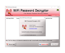 WiFi Password Decryptor - about