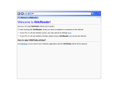 WikiReader - main-screen