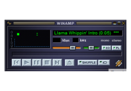 Winamp Lite - main-screen