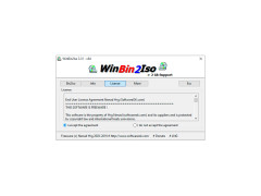 WinBin2Iso - license