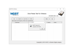 WinDFT (HGST Drive Fitness Test) - about-application
