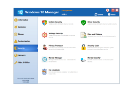 Windows 10 Manager - security