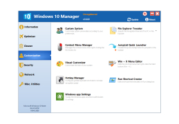 Windows 10 Manager - customization