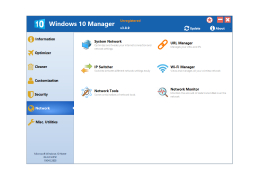 Windows 10 Manager - network