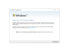Windows 7 Upgrade Advisor - main-screen