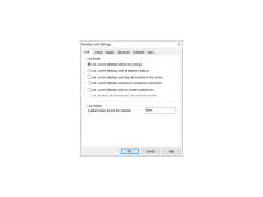 Windows Desktop Lock - configure