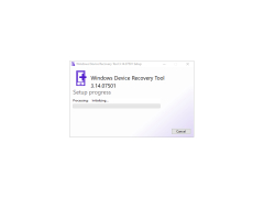 Windows Device Recovery Tool - setup