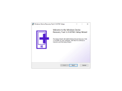 Windows Device Recovery Tool - welcome