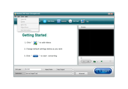 Windows DVD Maker - edit-menu