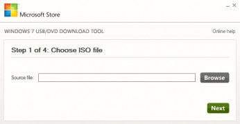 Windows USB/DVD Download Tool screenshot 1