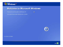 Windows XP - welcome-screen