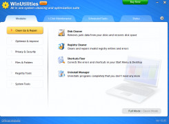 WinUtilities Professional Edition screenshot 1