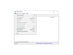 WirelessKeyView - file-menu