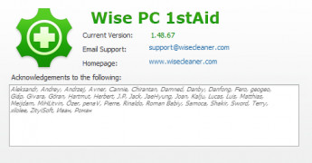 Wise PC 1stAid screenshot 1