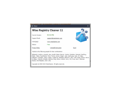 Wise Registry Cleaner - about-application