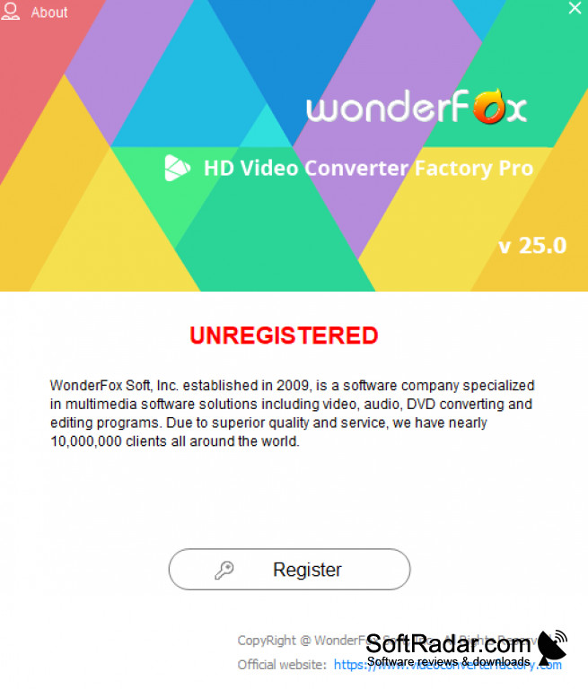 free WonderFox HD Video Converter Factory Pro 26.7