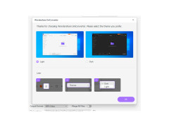 Wondershare Video Converter - themes-menu