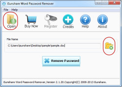 Word Password Remover screenshot 1