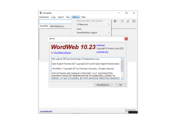 WordWeb - about-application