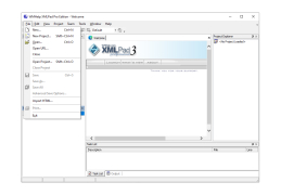 XMLPad - file-menu