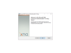 XNA Framework Redistributable - welcome-screen-setup