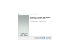 XNA Framework Redistributable - installation