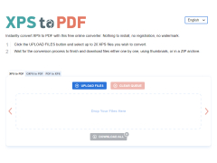 XPS-to-PDF - main-screen