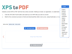 XPS-to-PDF - languages