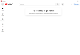 YouTube Desktop - try-searching