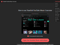 YouTube Music Converter - menu