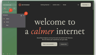 Zen Browser - Screenshot 1