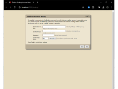 Zimbra Desktop - account-config