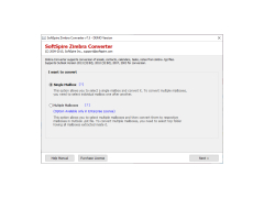 Zimbra TGZ to PST Converter - main-screen