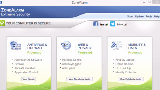 ZoneAlarm Extreme Security - Screenshot 1