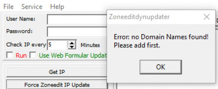 ZoneEdit Dyn Updater screenshot 3