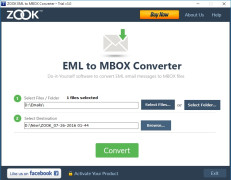 ZOOK EML to MBOX Converter screenshot 1